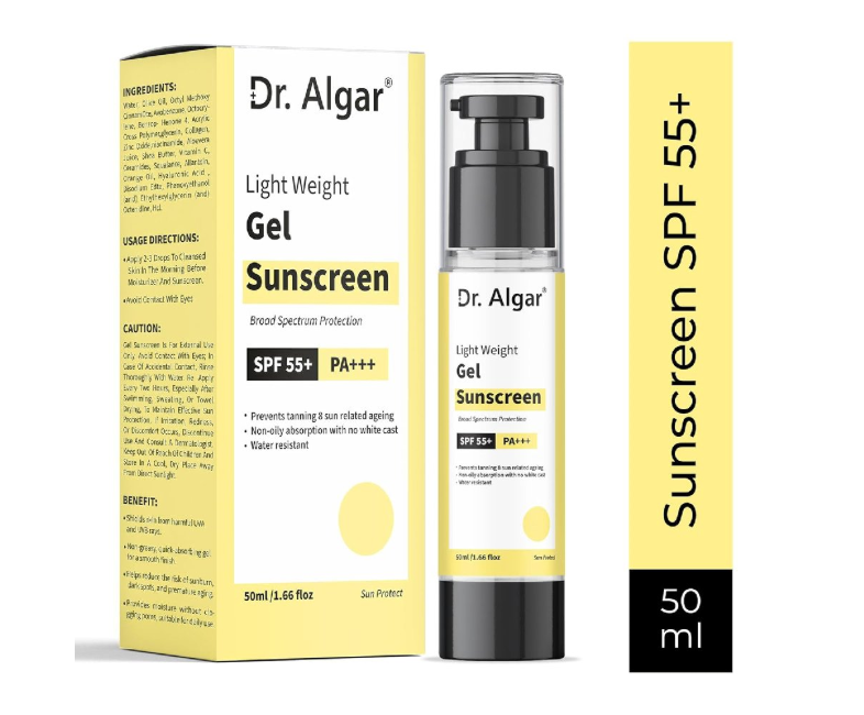 Dr.Algar Light Weight Gel Sunscreen