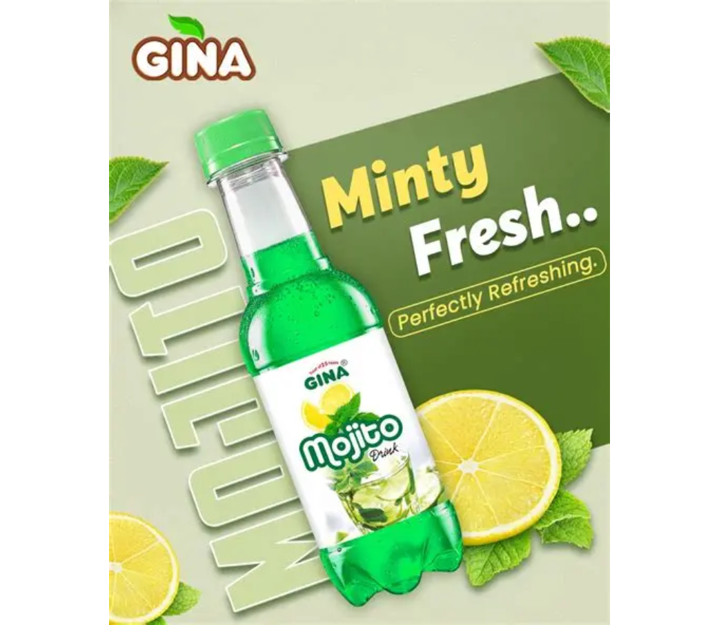 Gina Mojito Drink Bottle