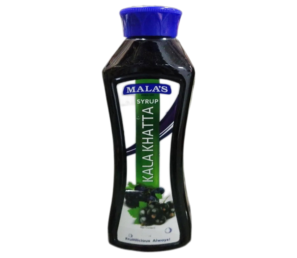 Mala's Kala Khata Fruit Syrup: 1 L